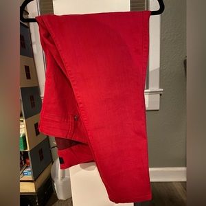 Torrid red full length leggings size 22R